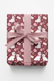 Charming Valentine’s Maltese Wrapping Paper