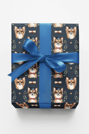 Graduation Chihuahua Wrapping Paper