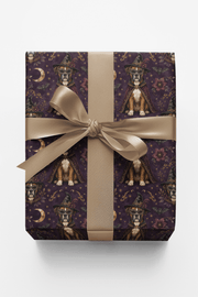Halloween Boxer Masquerade Wrapping Paper