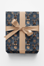 New Year’s Eve Dobermans Wrapping Paper