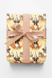 Birthday Boxer Celebration Wrapping Paper
