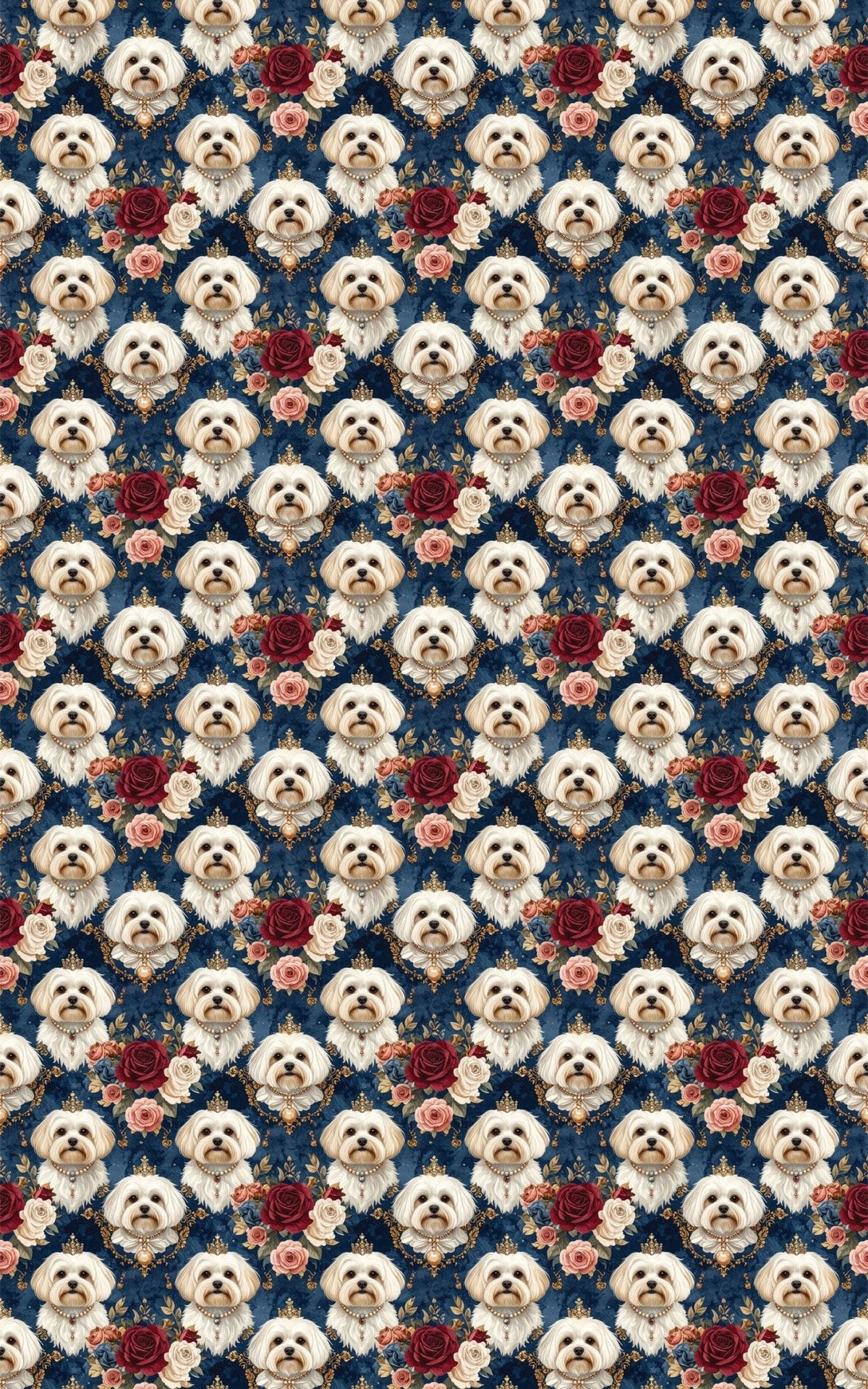 Regal Maltese Celebration Wrapping Paper