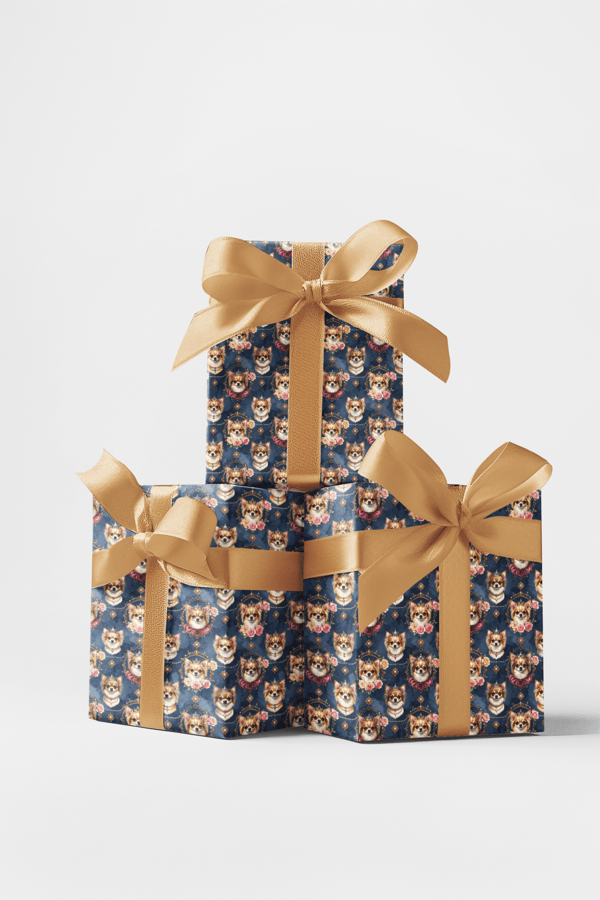 Royal Chihuahua Celebration Wrapping Paper