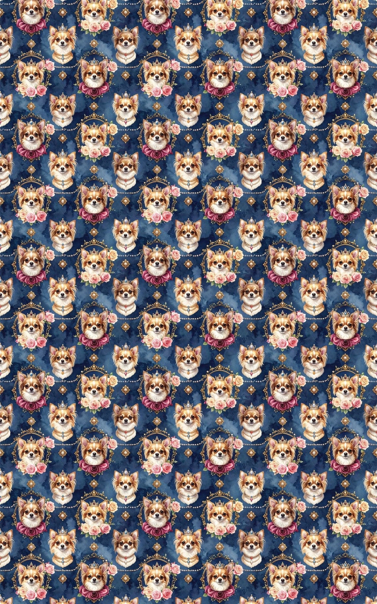 Royal Chihuahua Celebration Wrapping Paper