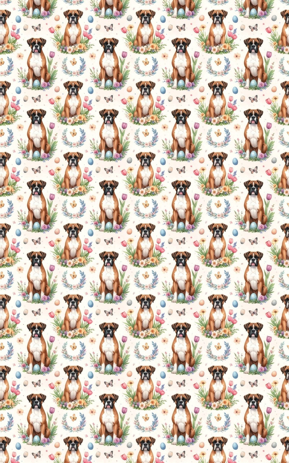 Easter Garden Boxer Wrapping Paper