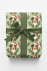 Australian-shepherd Santa Paws Wrapping Paper