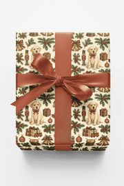 Christmas Labrador Toy Shop Wrapping Paper