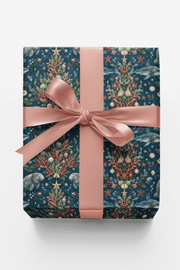 Underwater Christmas Tree Wrapping Paper