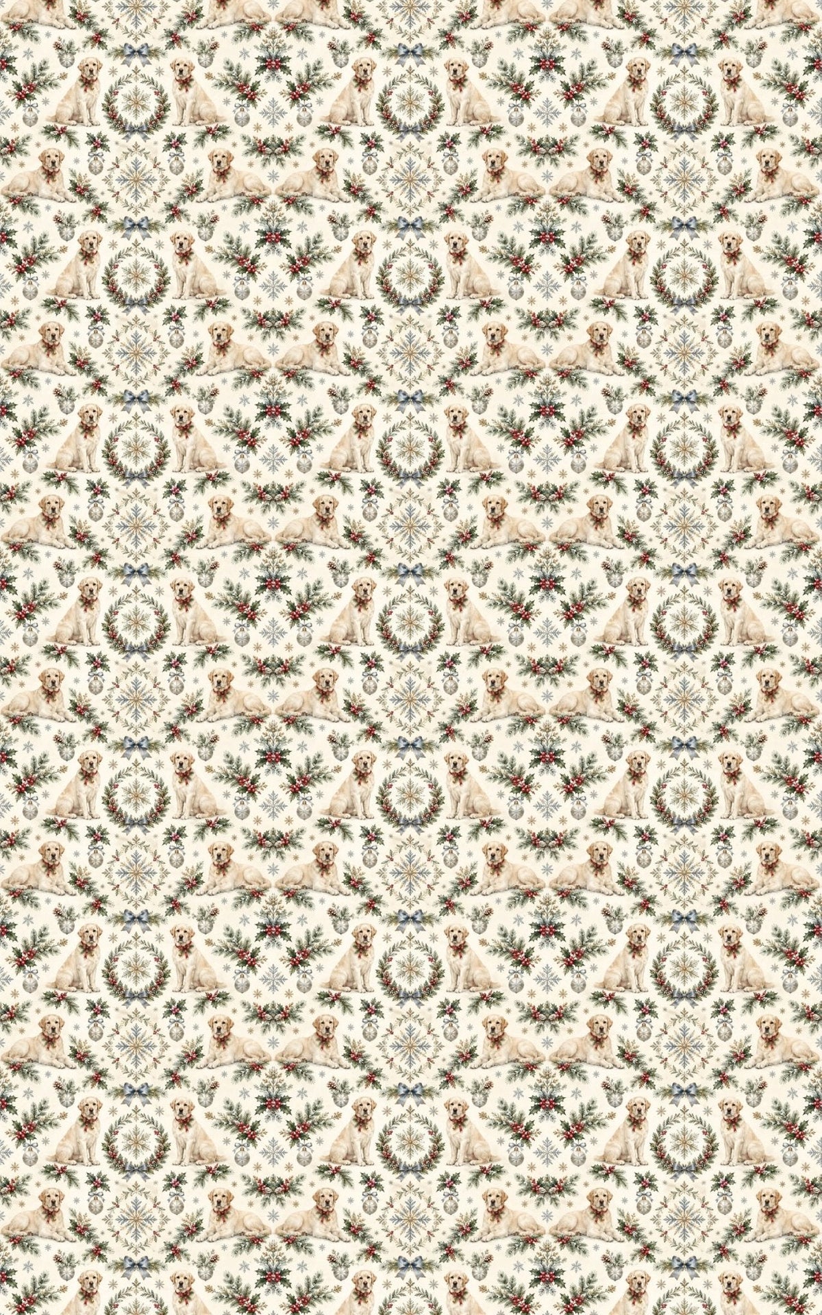 Winter Wonderland Labradors Wrapping Paper