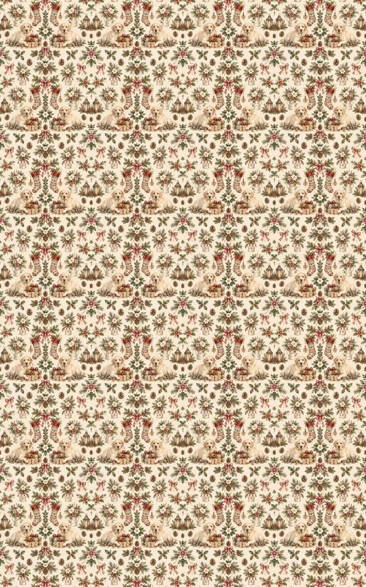 Imperial Christmas Labradors Wrapping Paper