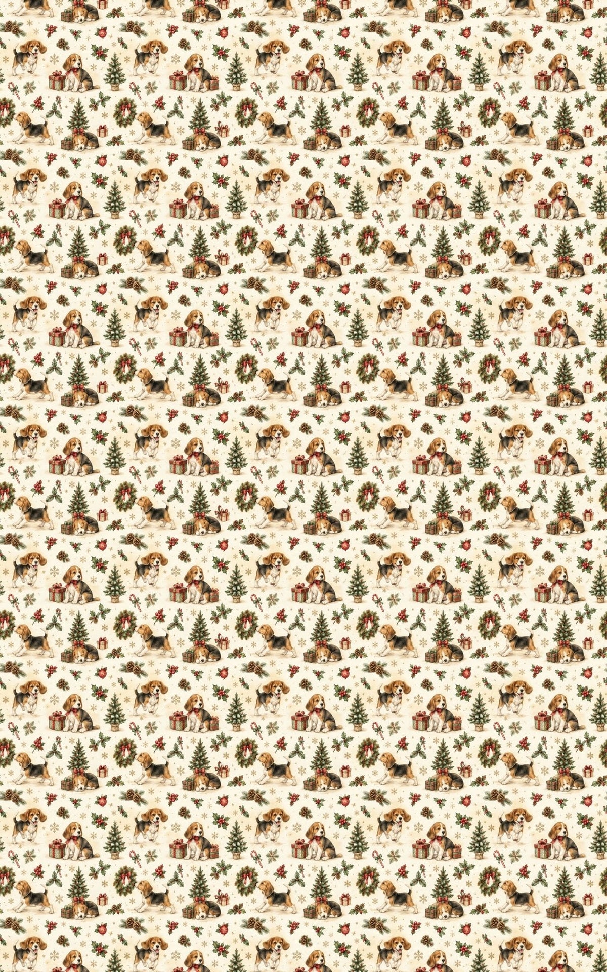 Beagle Christmas Adventure Wrapping Paper