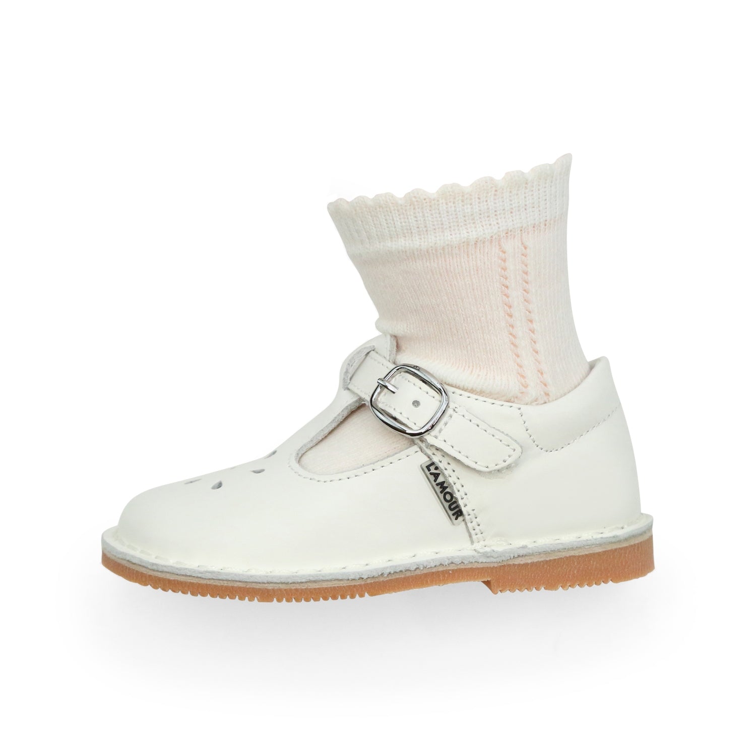 Openwork Ankle Sock (milk)