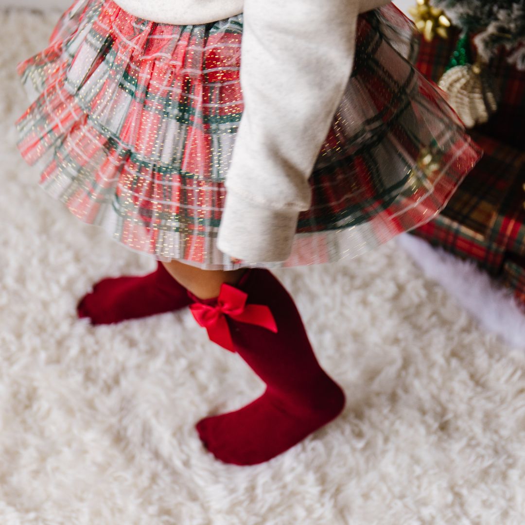 Sweet Wink Tiered Tutu - Christmas Plaid