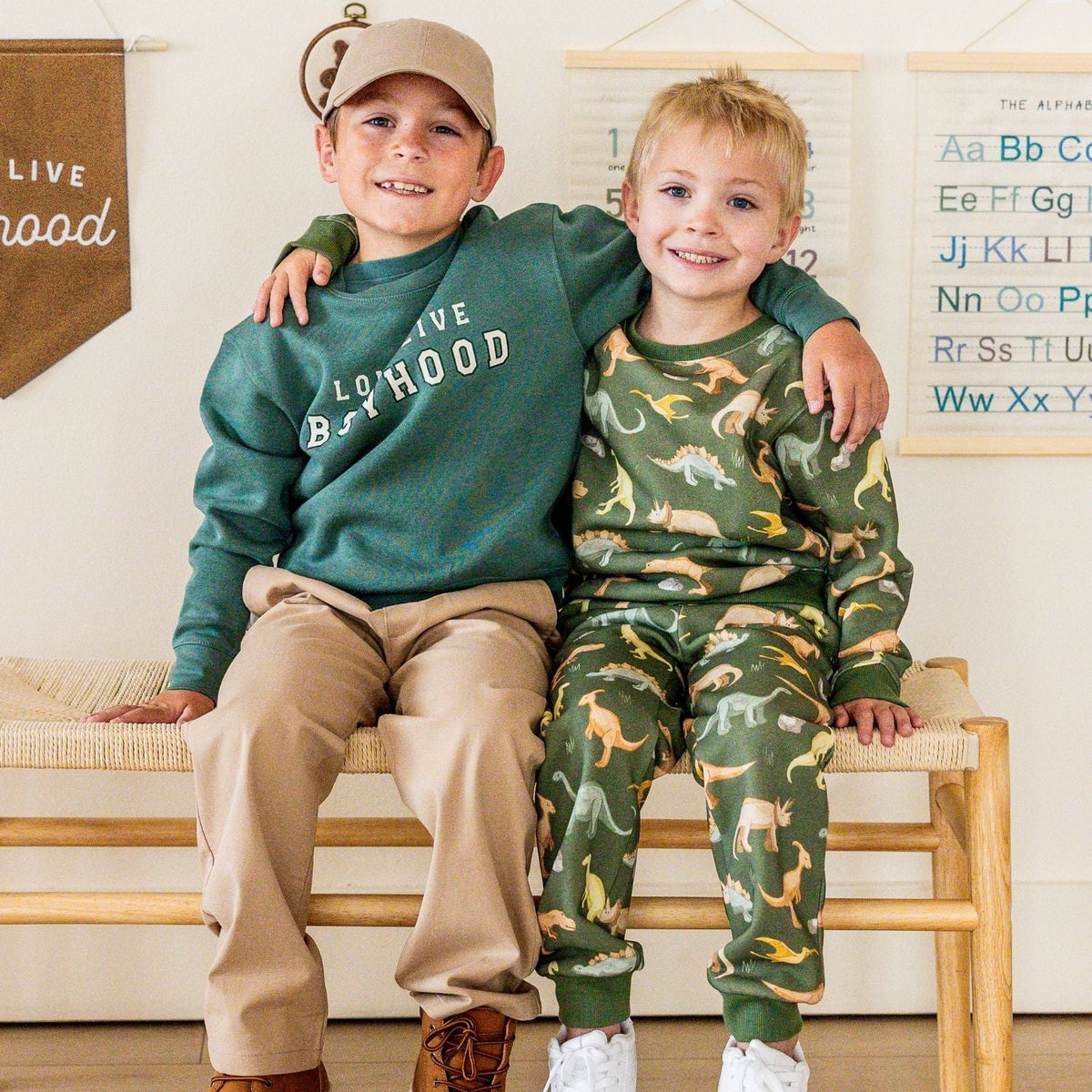 Dinosaurs Rock Sweatshirt & Jogger Set