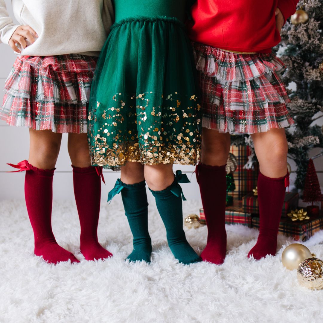 Sweet Wink Tiered Tutu - Christmas Plaid