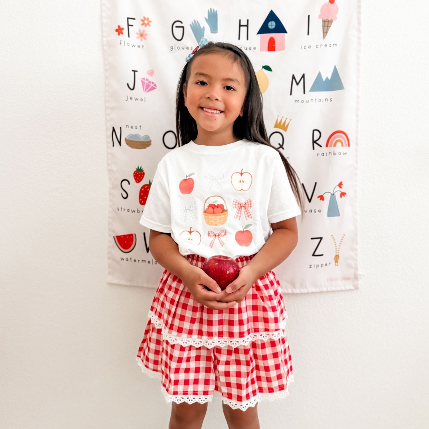 Red Gingham Skort
