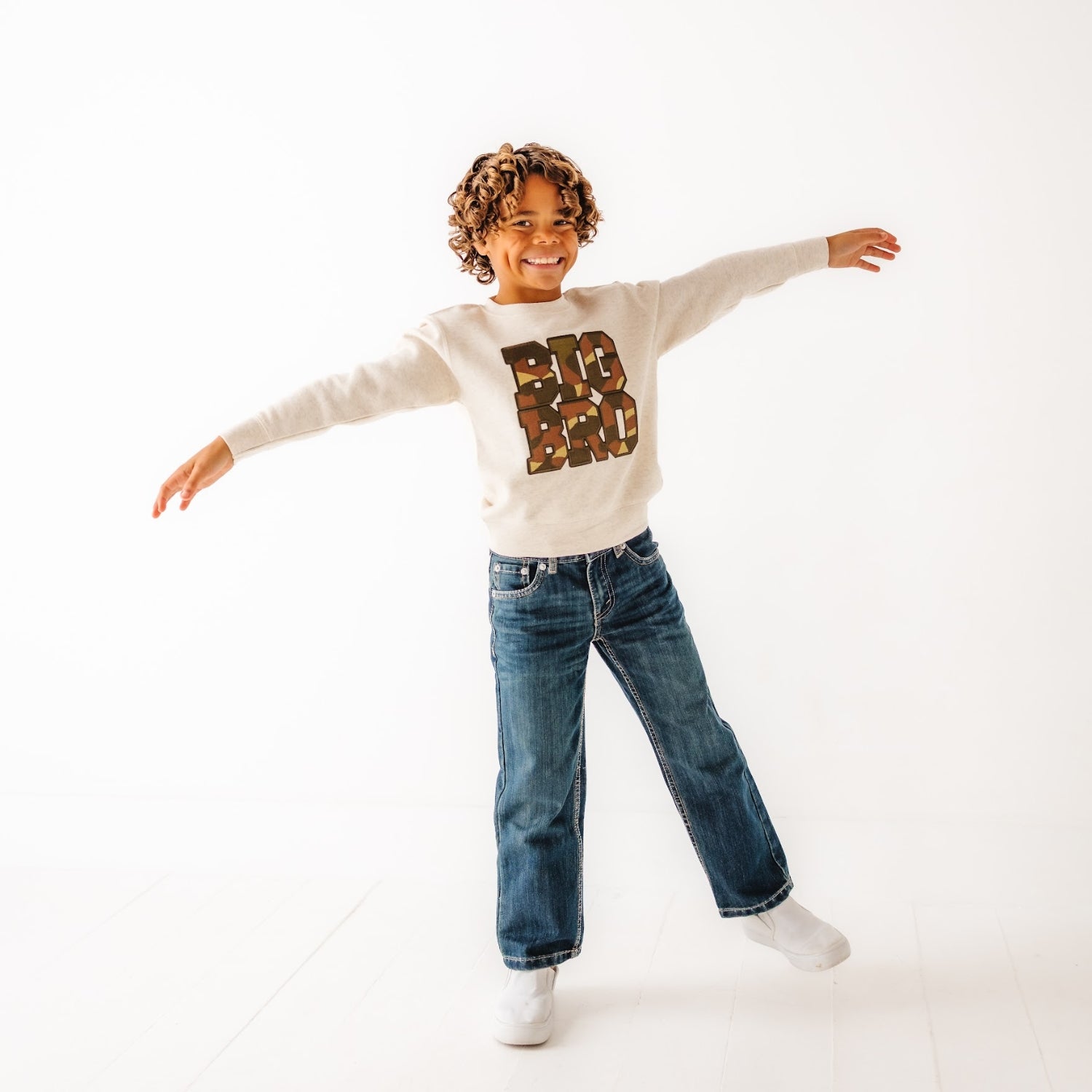 Big Bro Camo Patch Sweatshirt