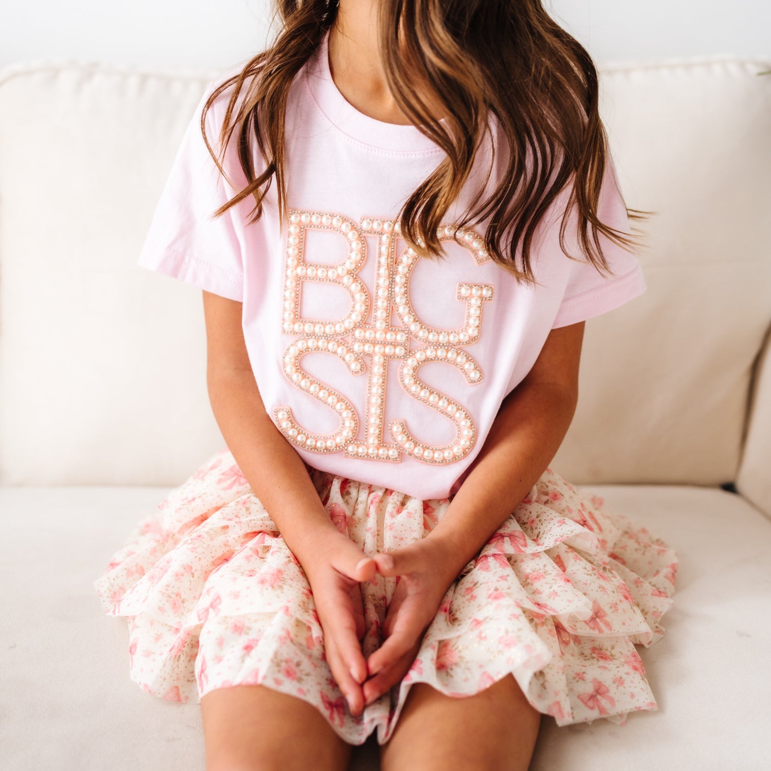 Big Sis Pearl Patch Short Sleeve T-shirt