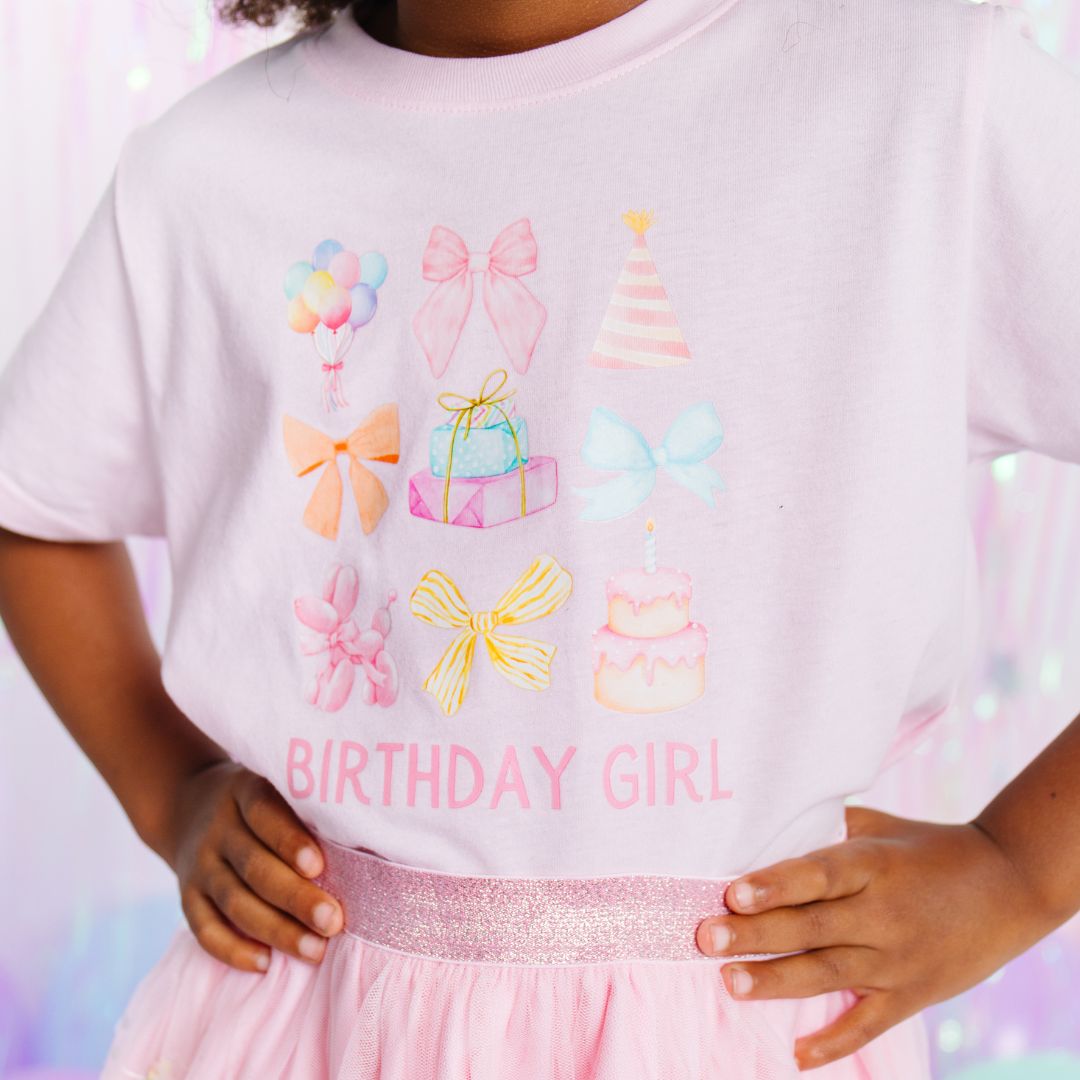 Birthday Girl Cutie Short Sleeve T-shirt - Ballet