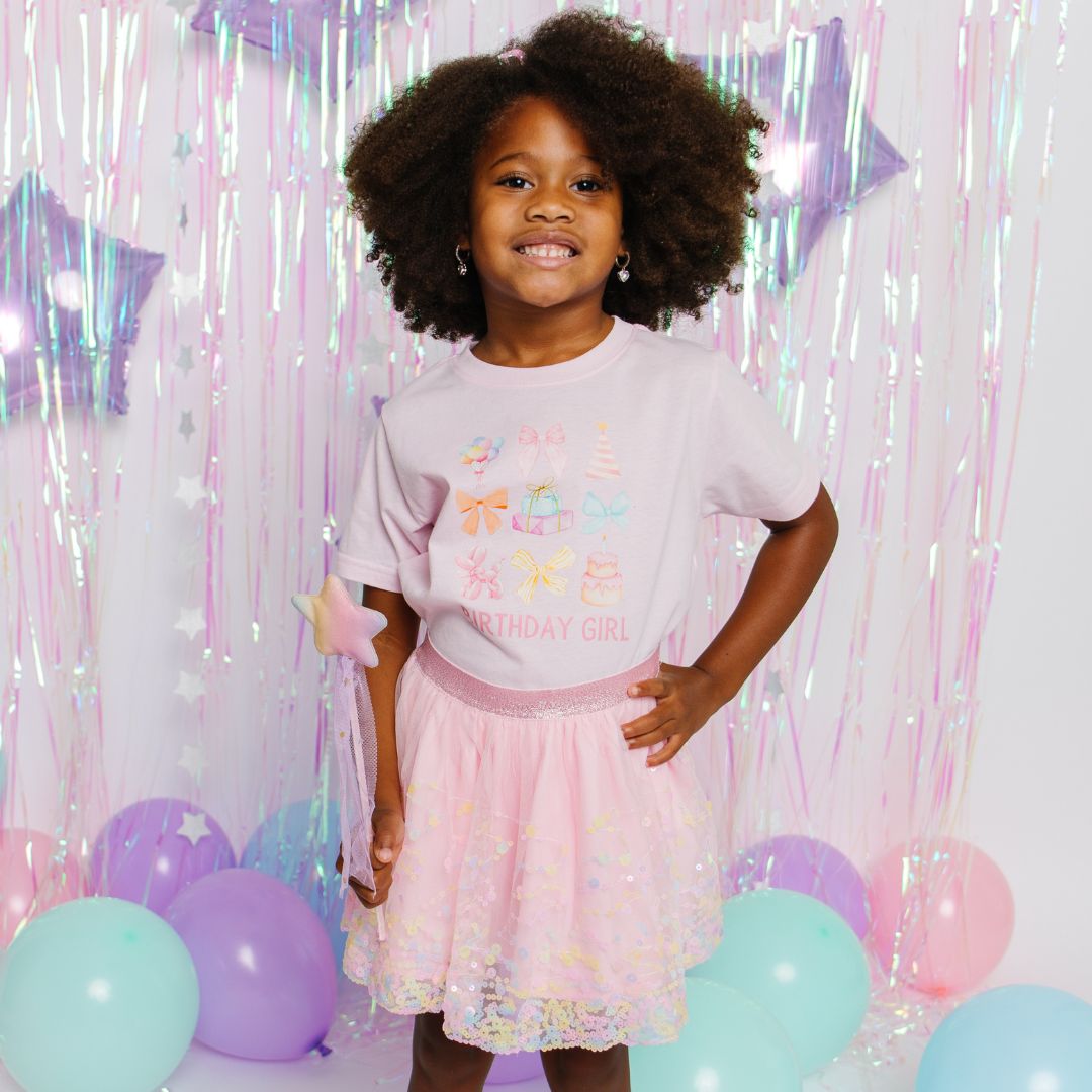 Birthday Girl Cutie Short Sleeve T-shirt - Ballet