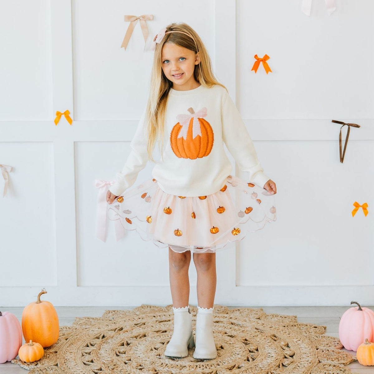 Coquette Pumpkin Sweater