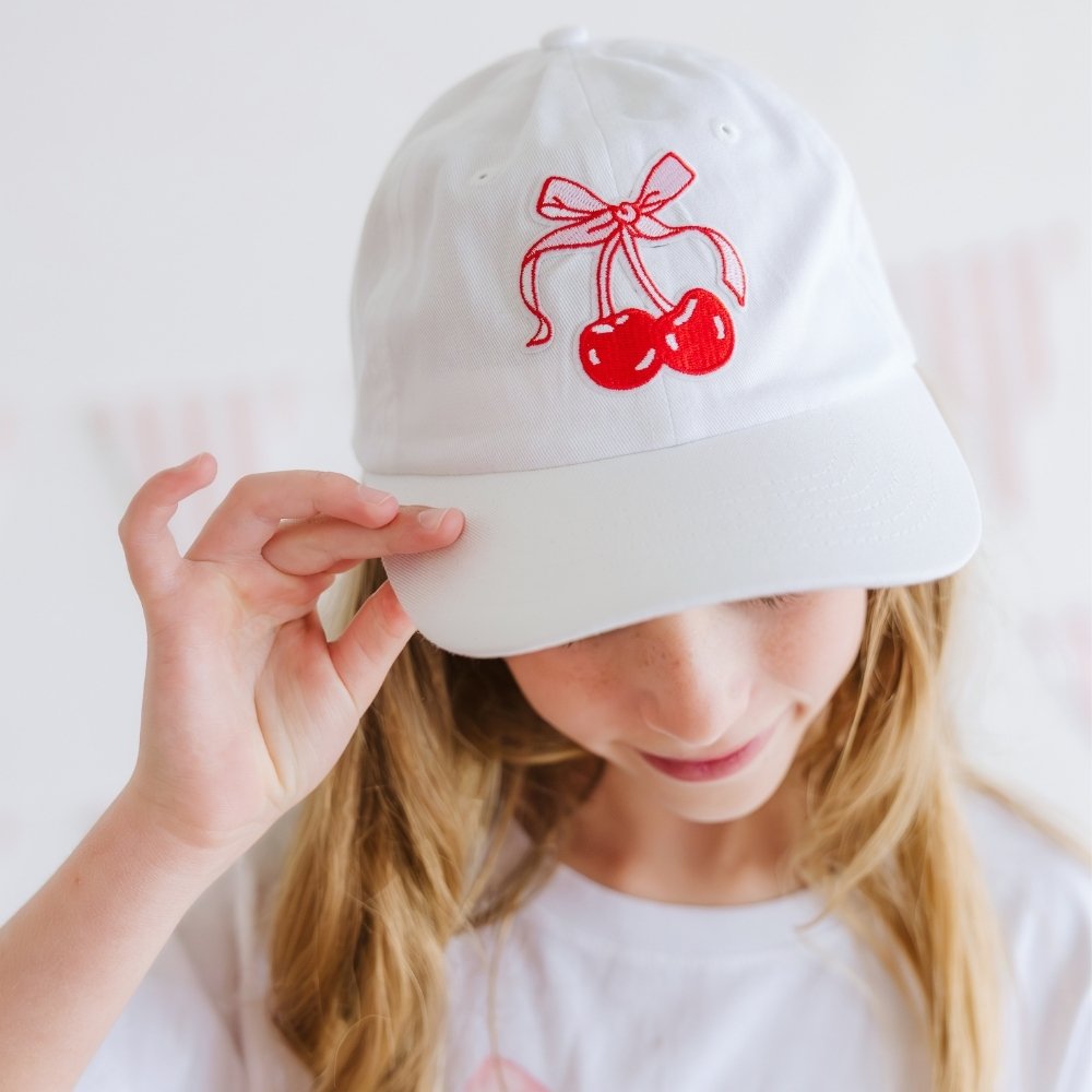 Cherry Coquette Patch Baseball Hat