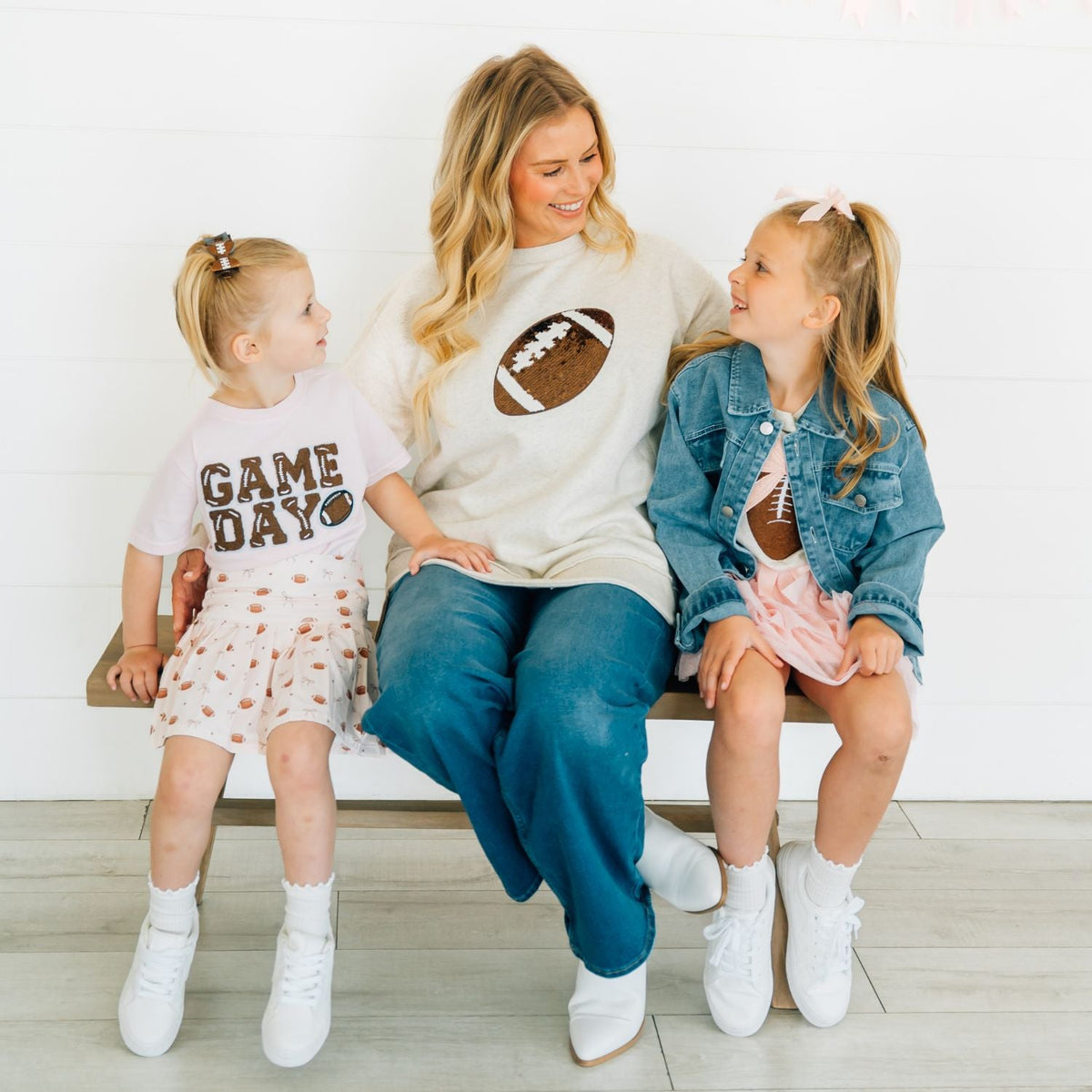 Coquette Football Patch Short Sleeve T-shirt