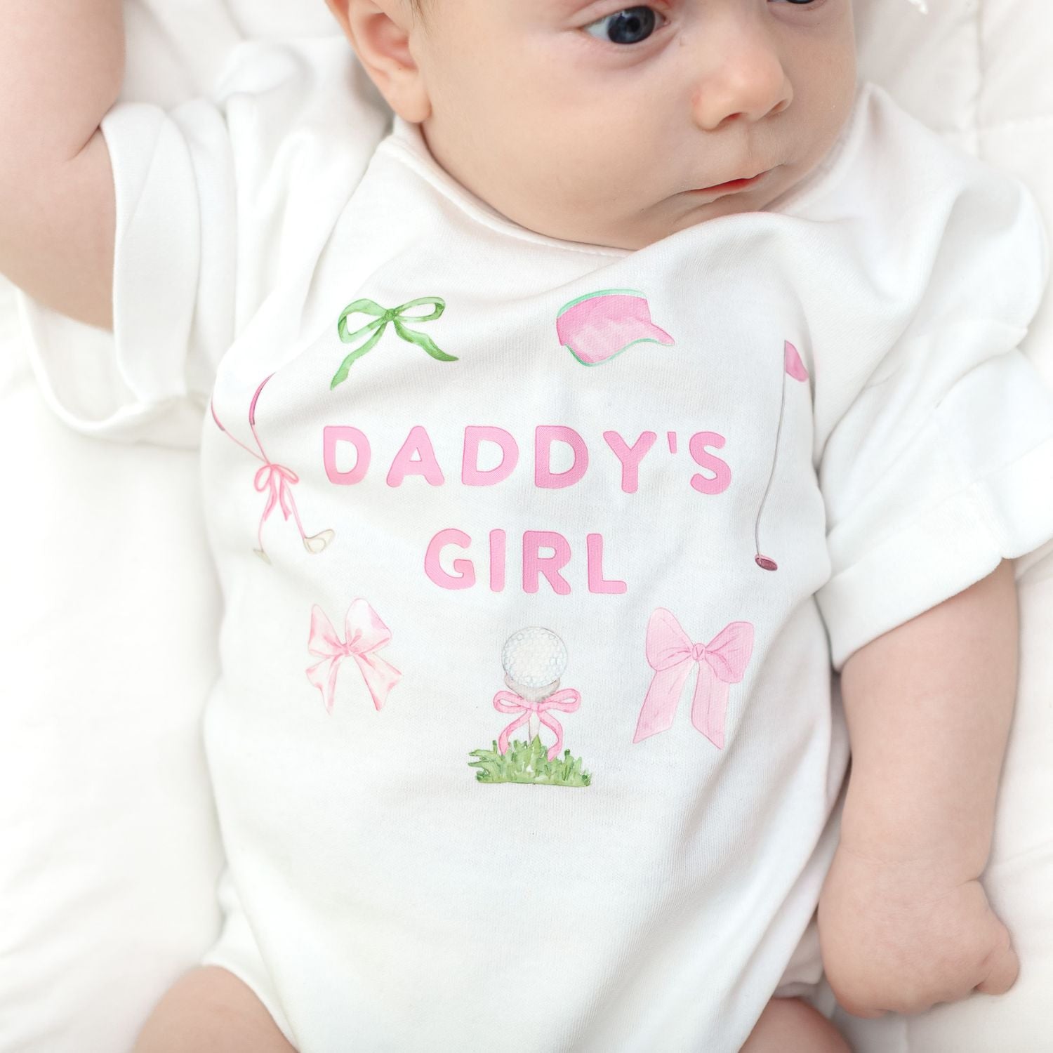 Daddy's Girl Golf Icon Short Sleeve Romper