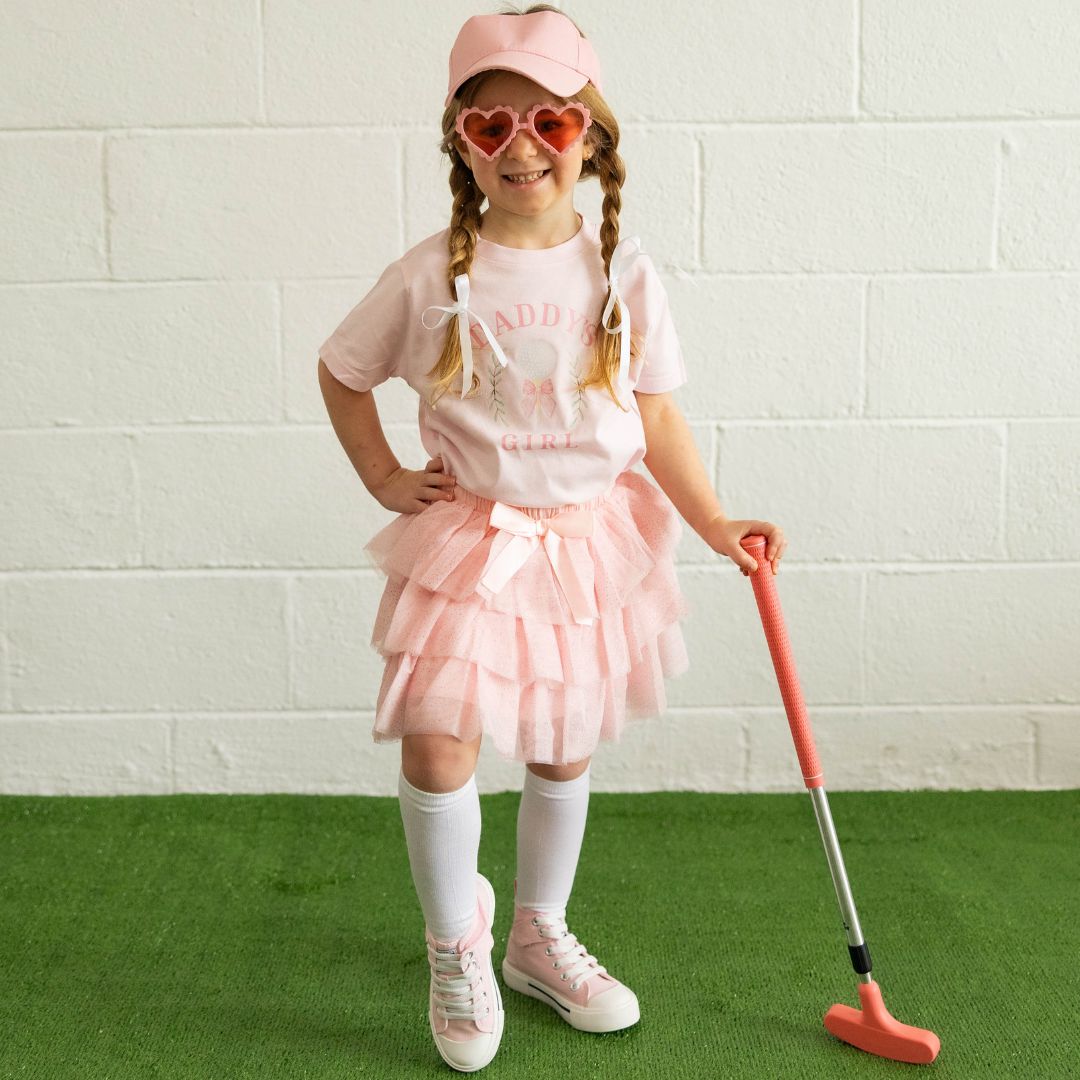 Daddy's Golf Girl Short Sleeve T-shirt