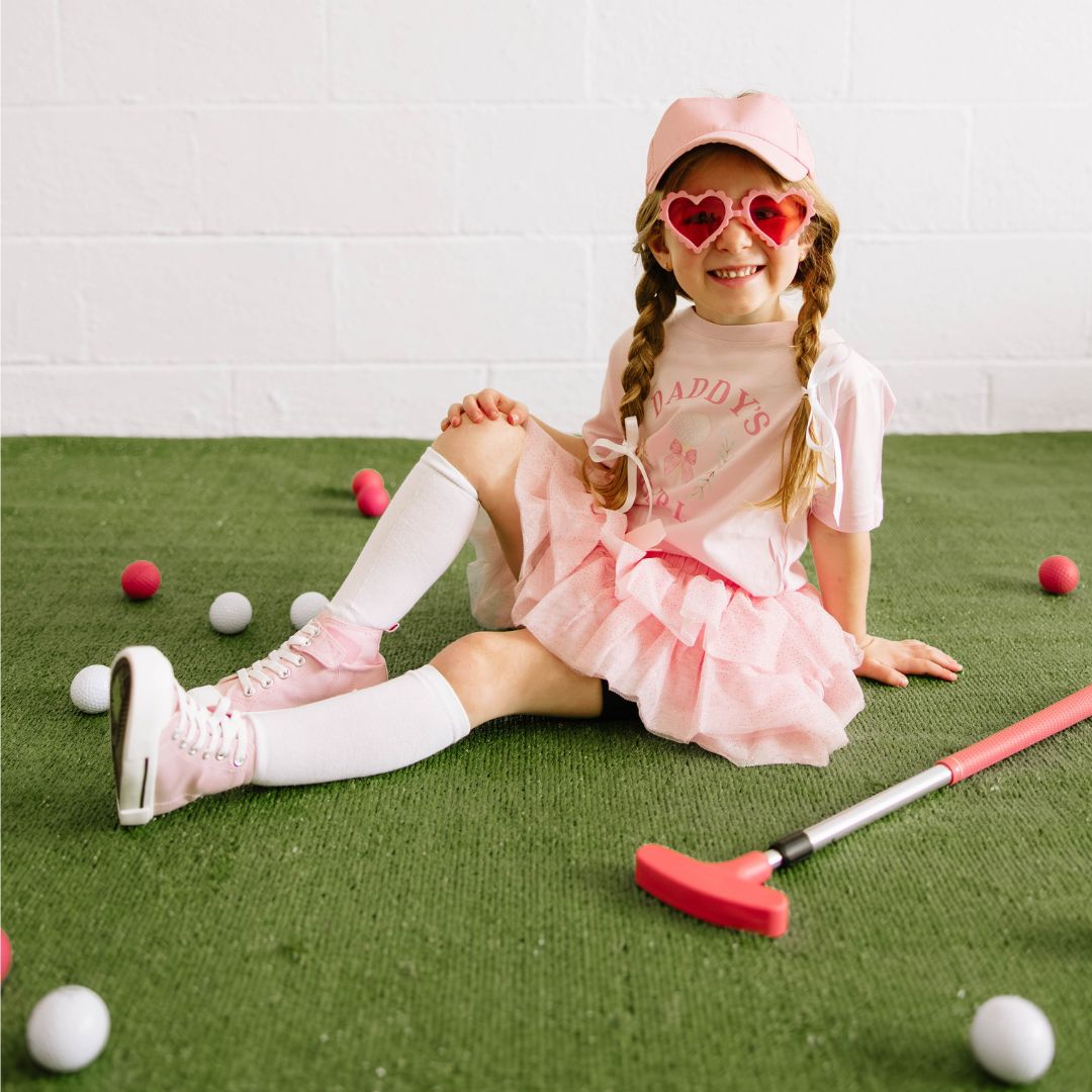 Daddy's Golf Girl Short Sleeve T-shirt