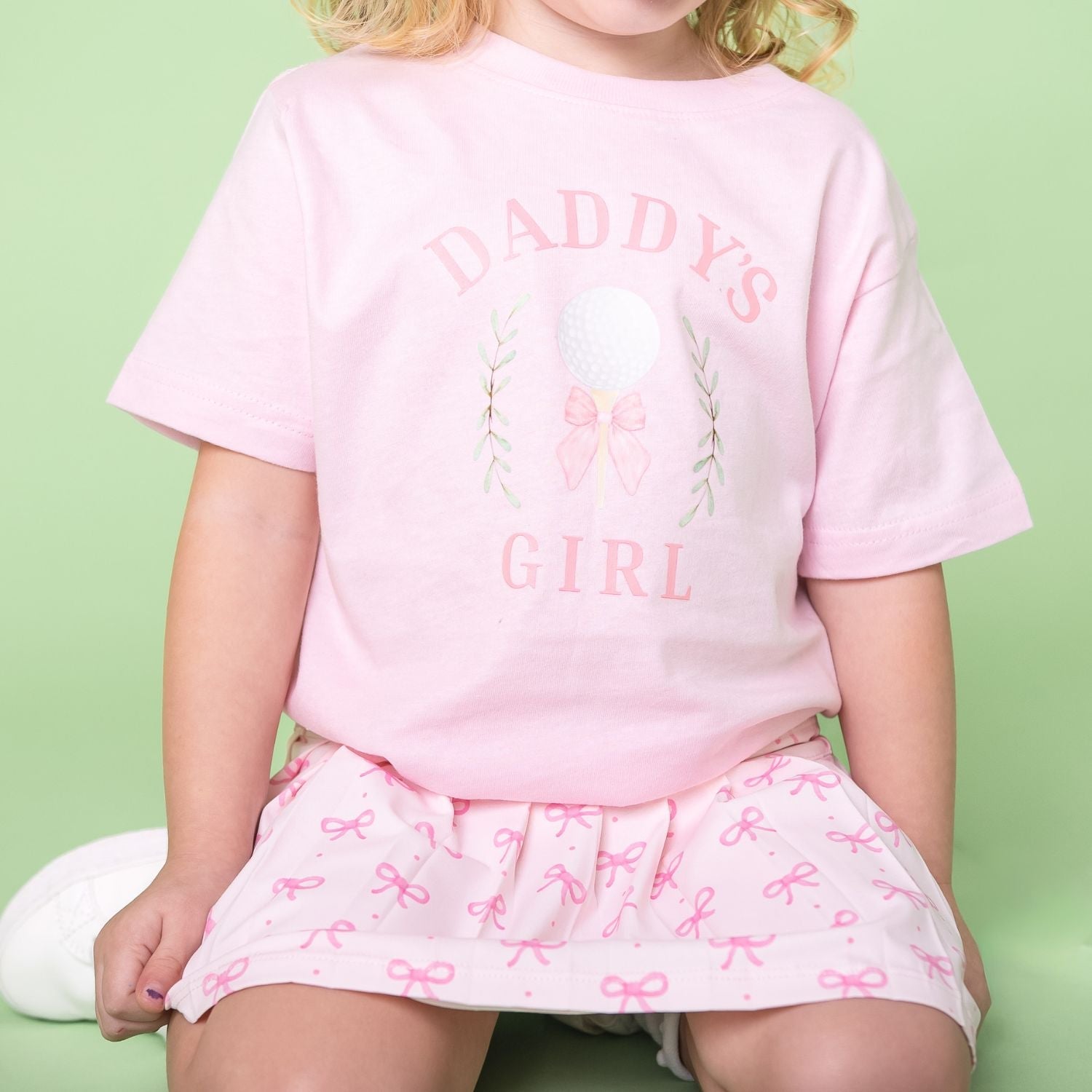 Daddy's Golf Girl Short Sleeve T-shirt