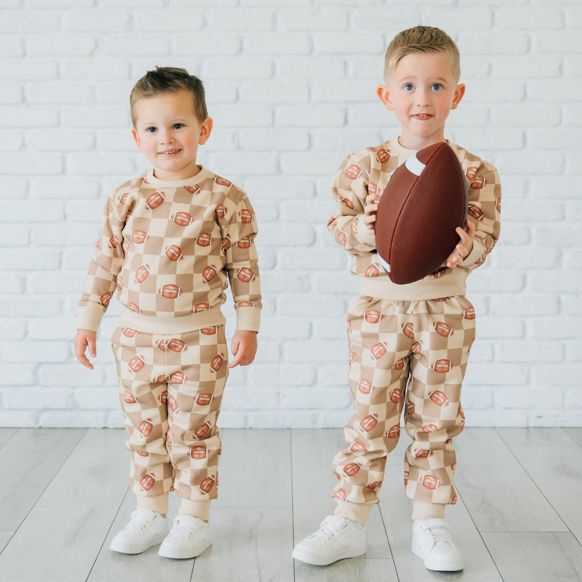 Football Checkered Sweatshirt