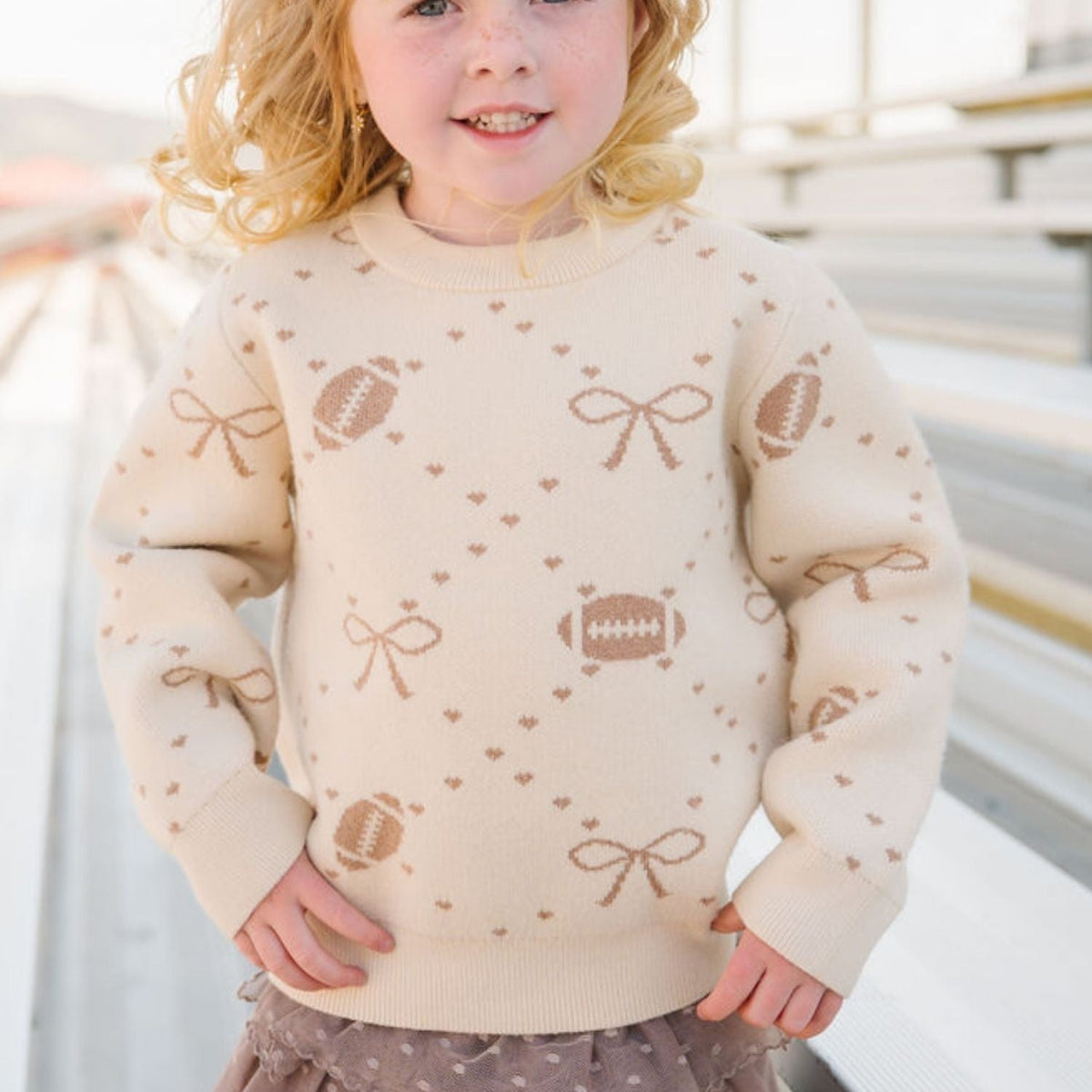 Football Trellis Sweater