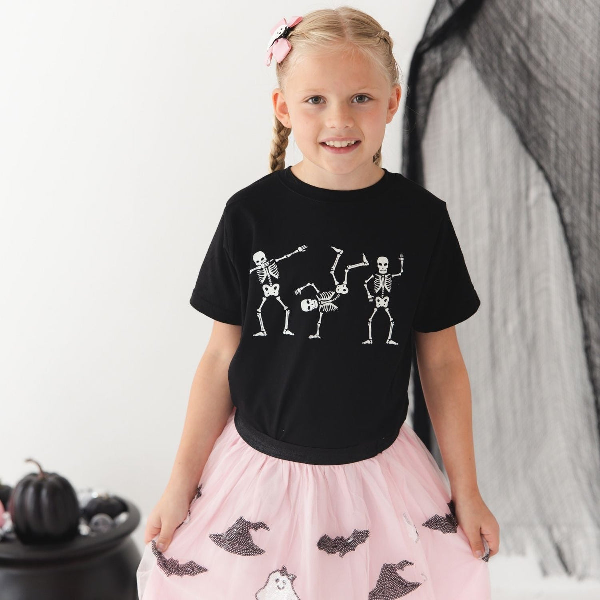 Spooky Babe Sequin Halloween Tutu Skirt