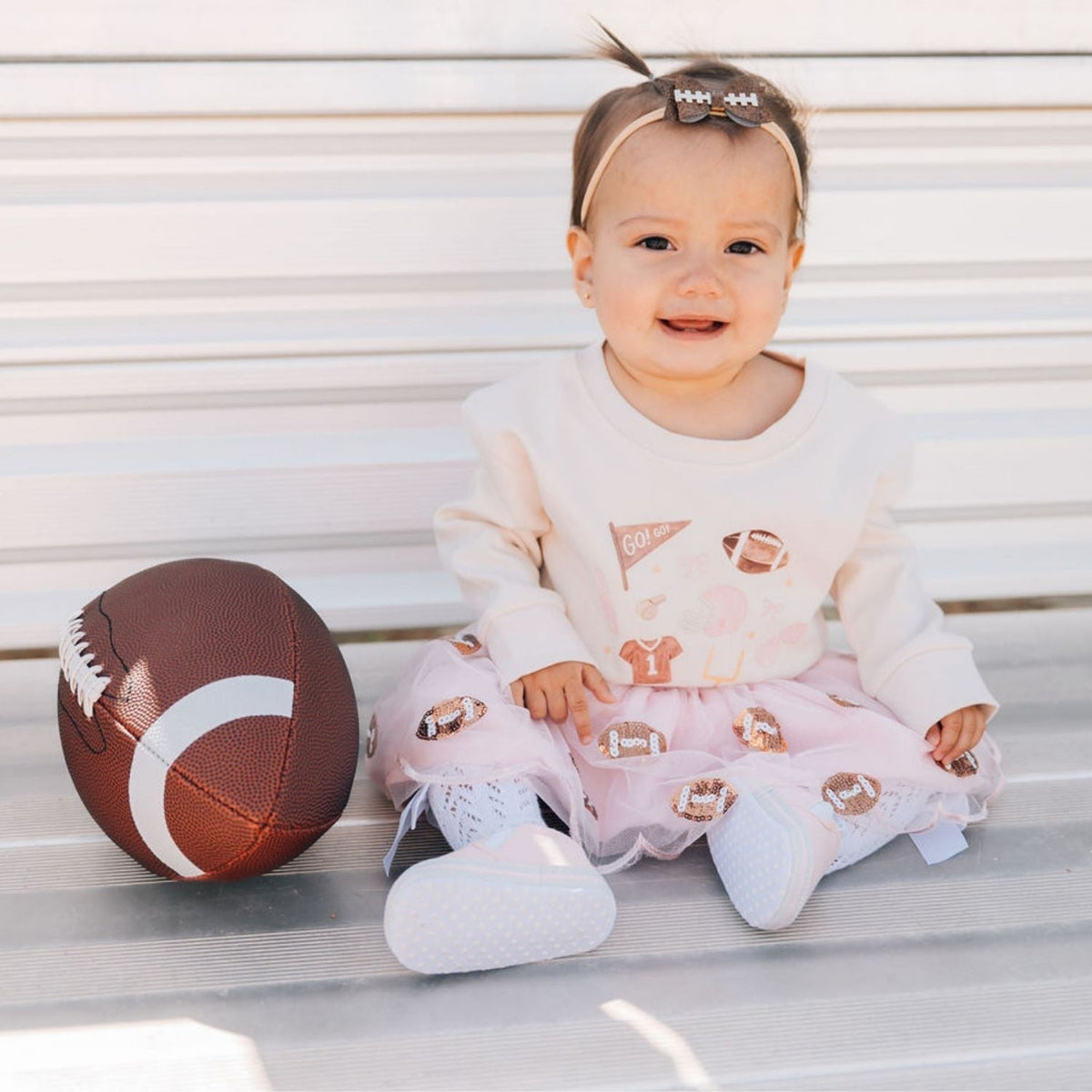 Game Day Icon Long Sleeve Romper