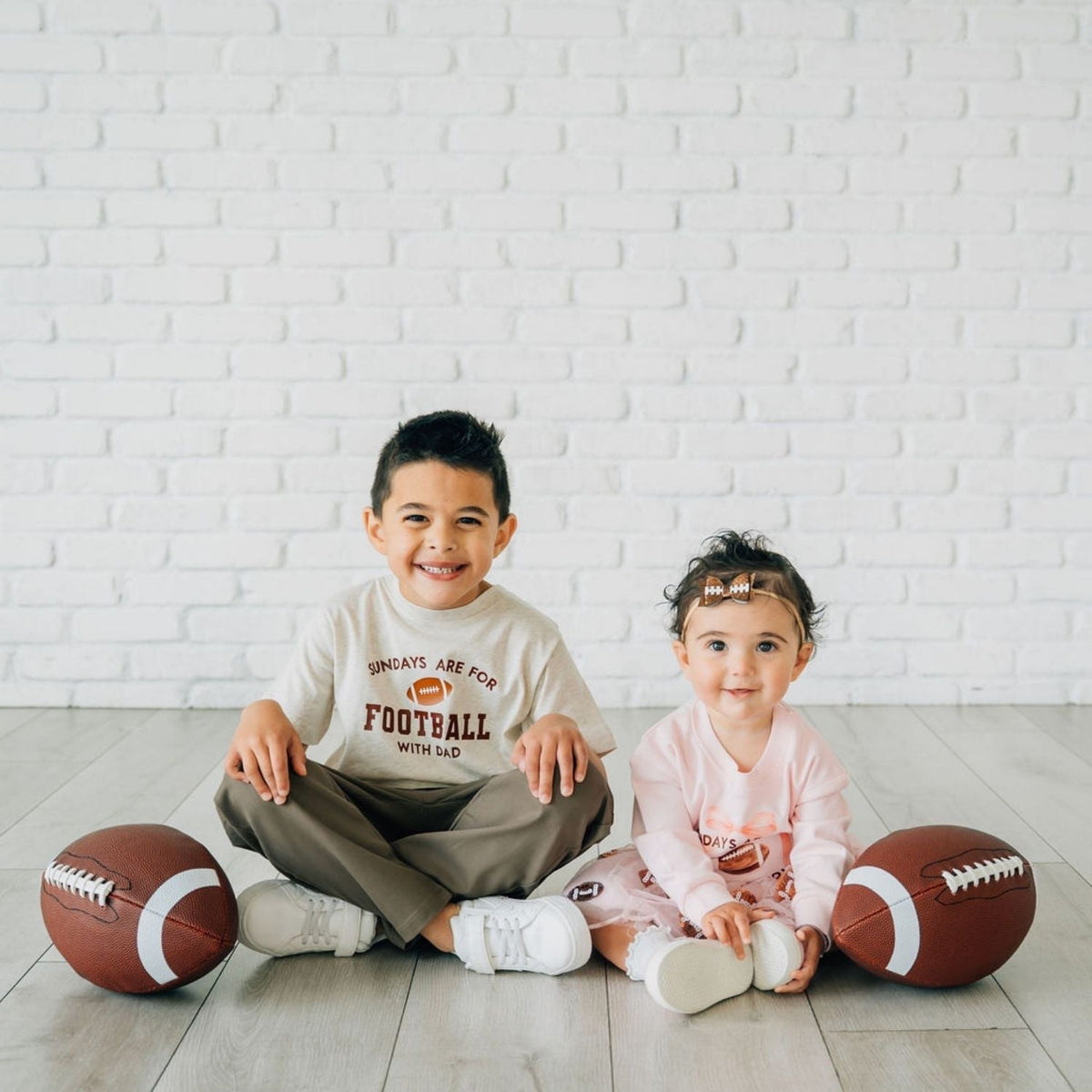 Sundays Are For Football Long Sleeve Romper