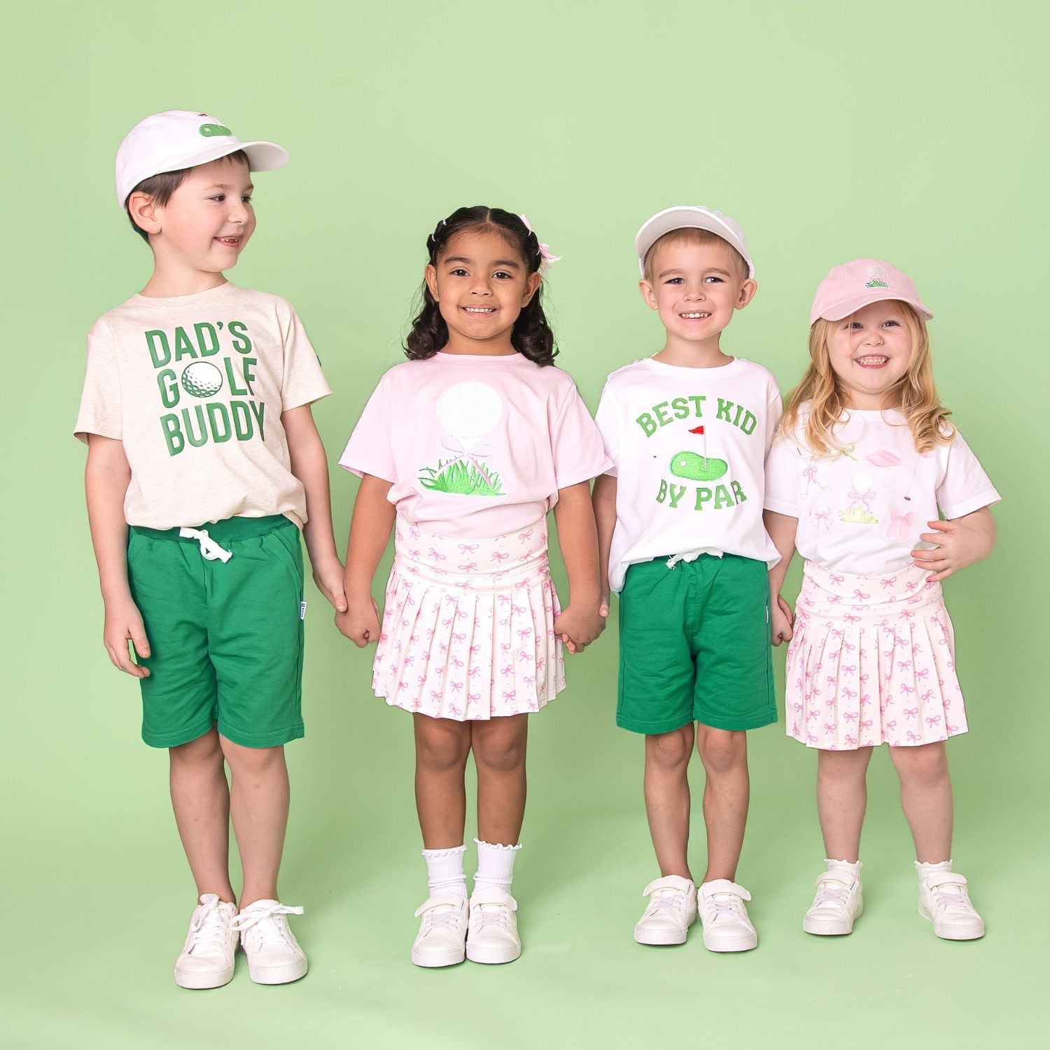 Golf Tee Bow Patch Short Sleeve T-shirt