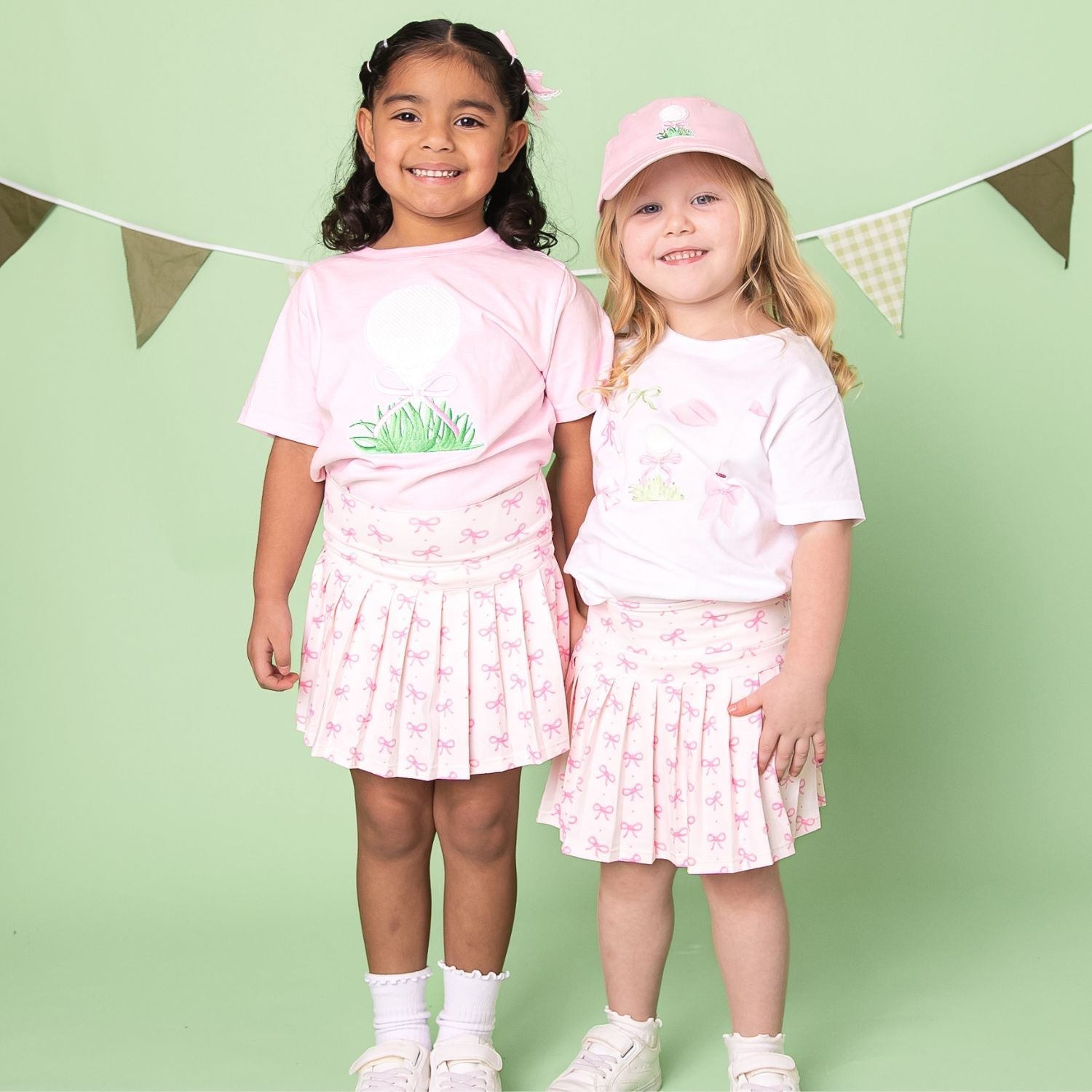 Golf Tee Bow Patch Short Sleeve T-shirt