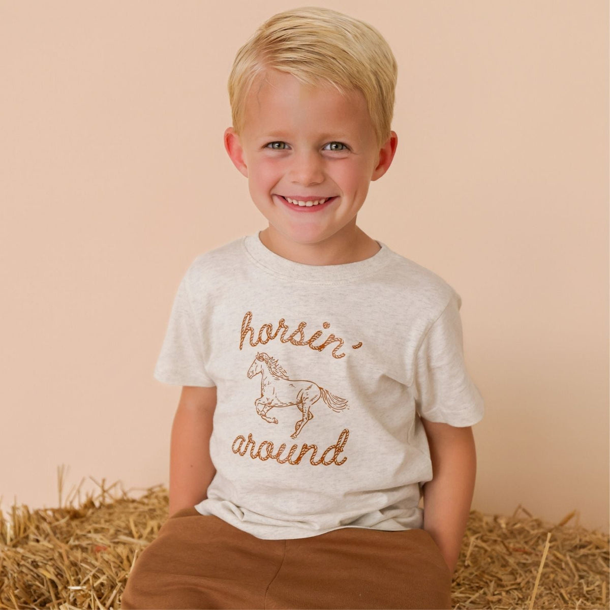 Horsin' Around Western Short Sleeve T-shirt