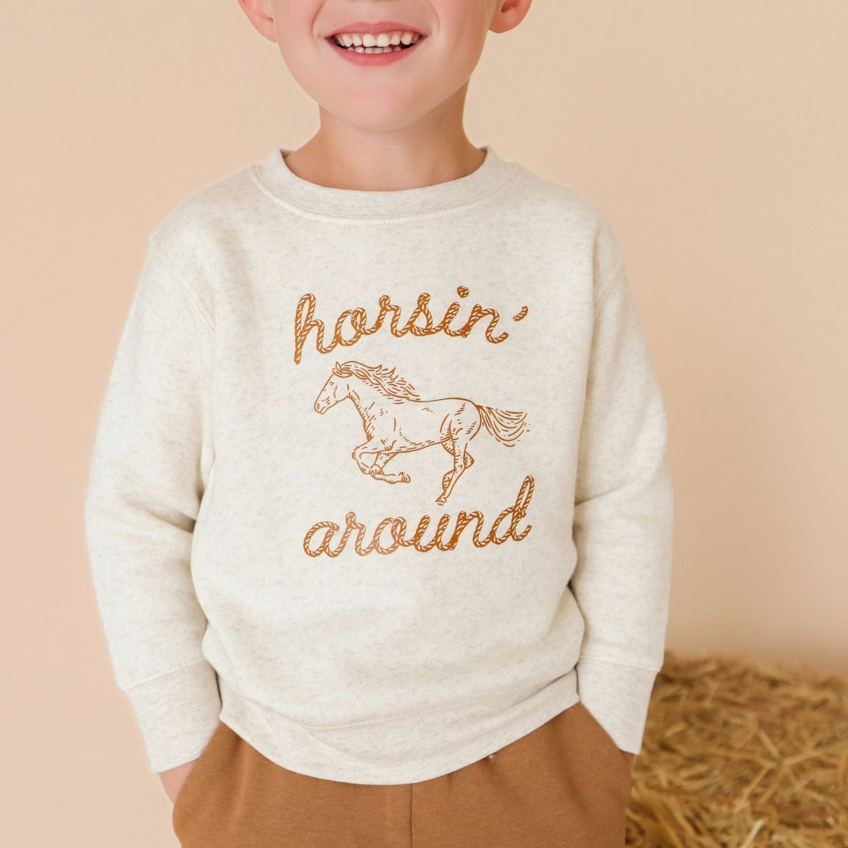 Horsin' Around Western Sweatshirt