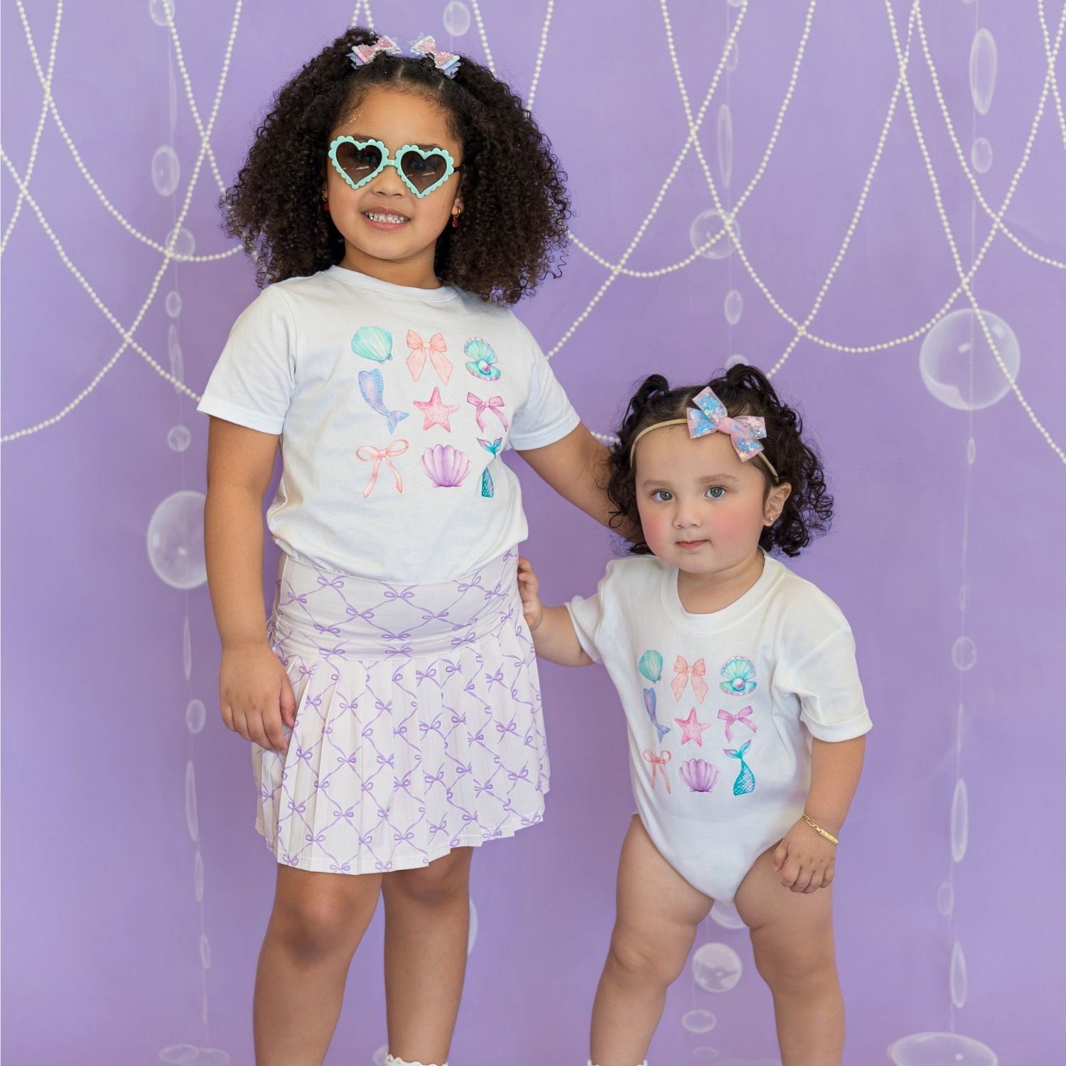 Mermaid Cutie Short Sleeve Romper