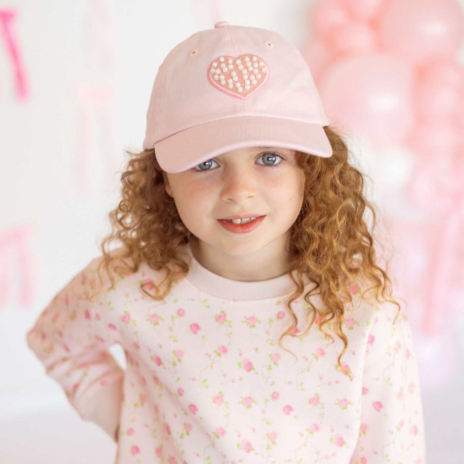 Pearl Heart Patch Baseball Hat