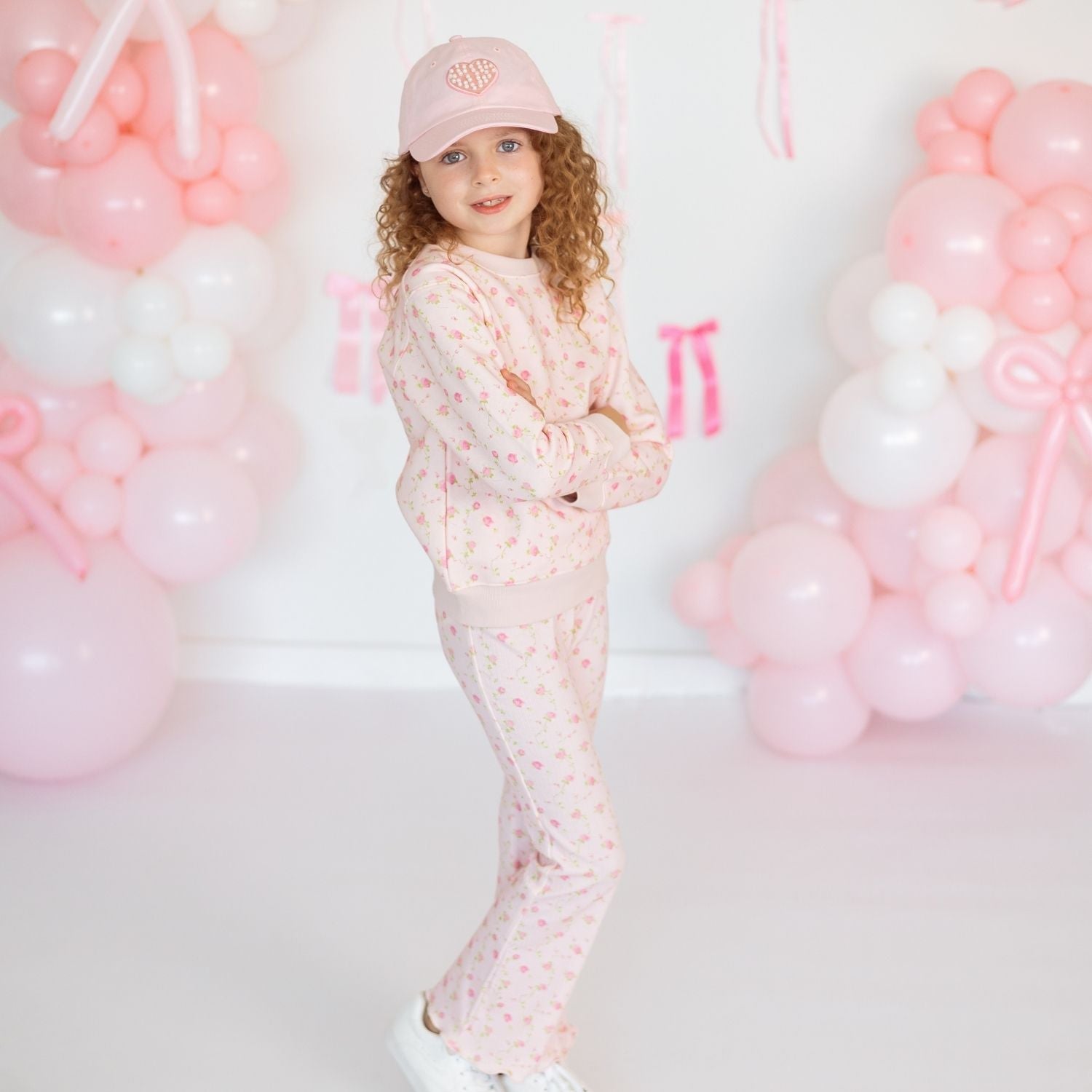 Pearl Heart Patch Baseball Hat