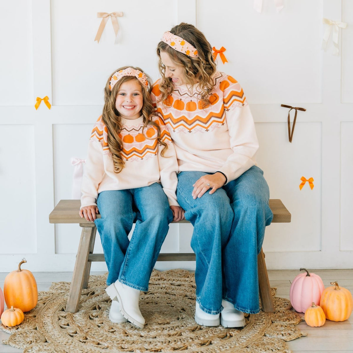Pumpkin Fair Isle Sweater