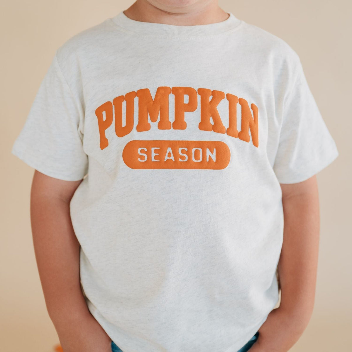 Pumpkin Season Puff Ink Short Sleeve T-shirt