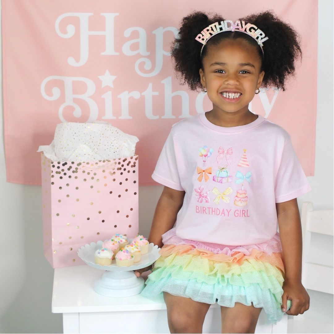 Birthday Girl Cutie Short Sleeve T-shirt - Ballet