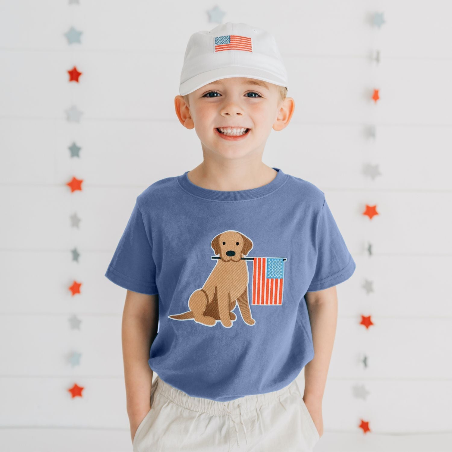 American Flag Patch Baseball Hat