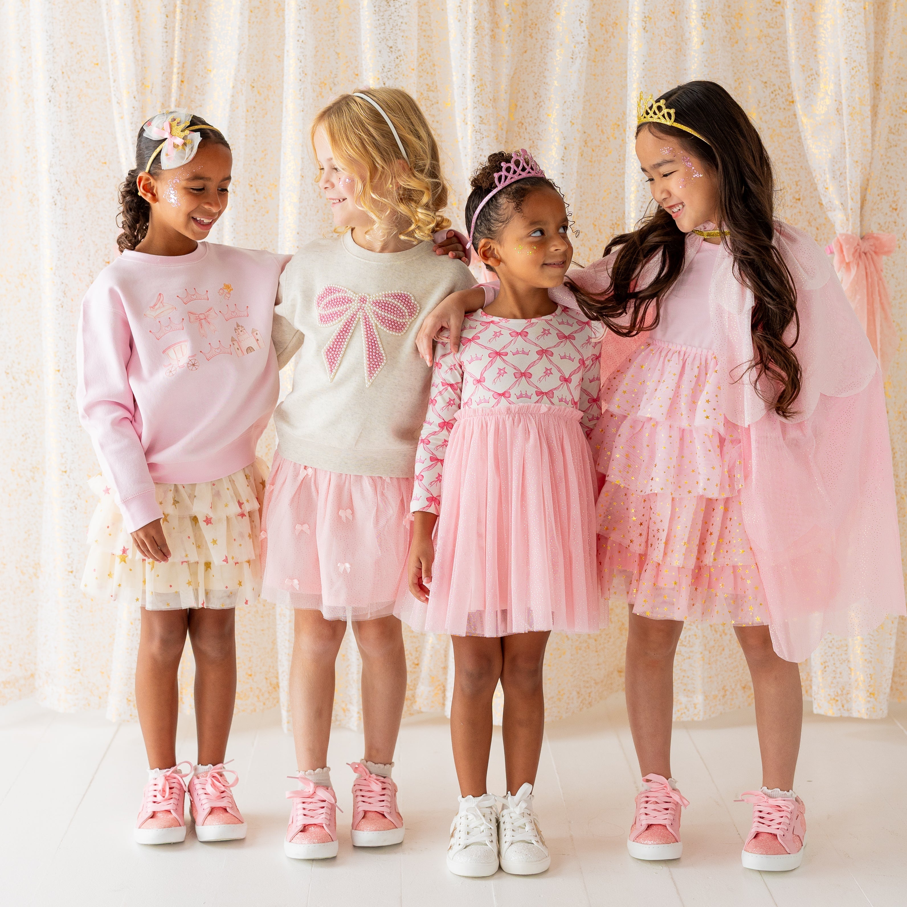 Pretty Pearl Tulle Bow Headband