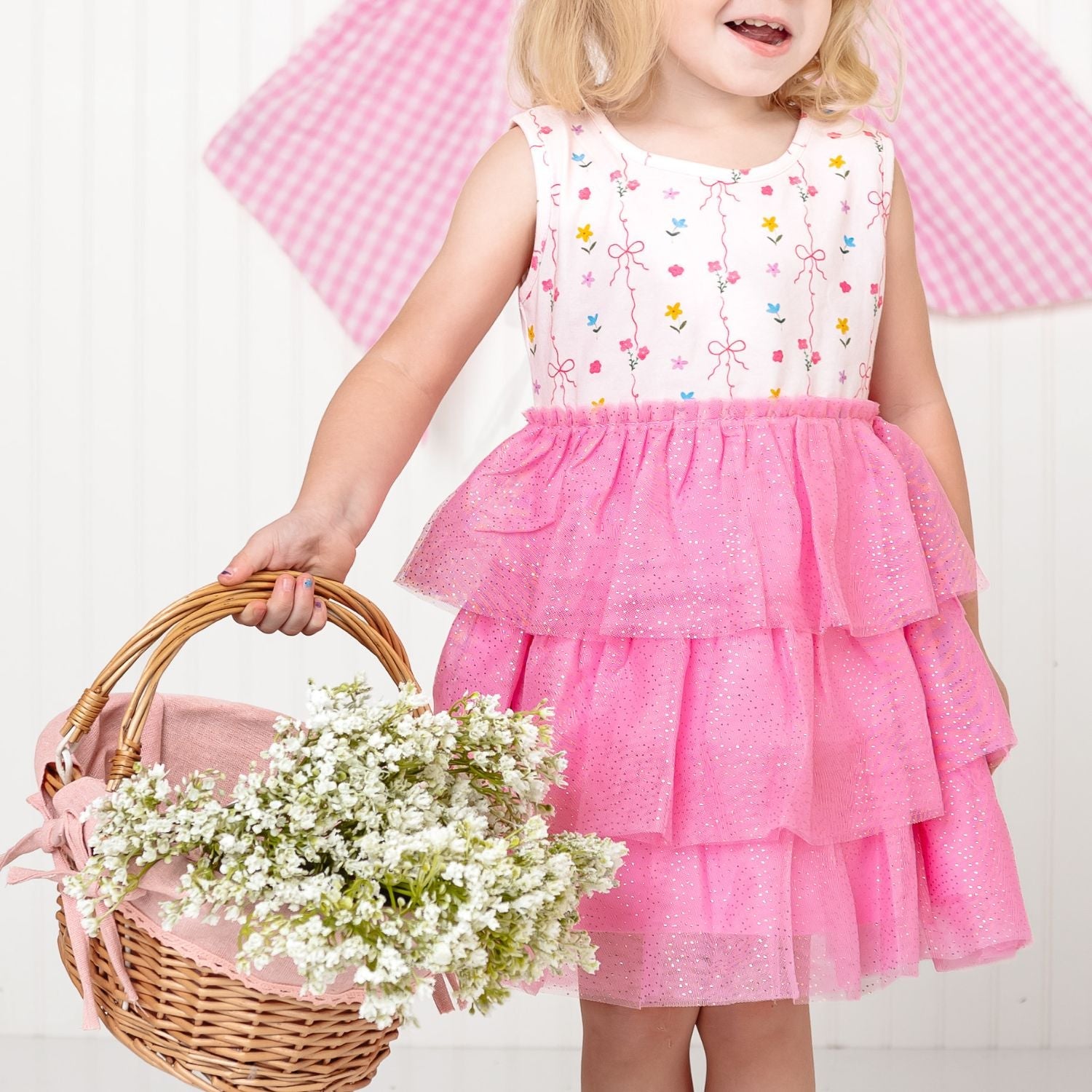 Peony Floral Tank Tutu Dress