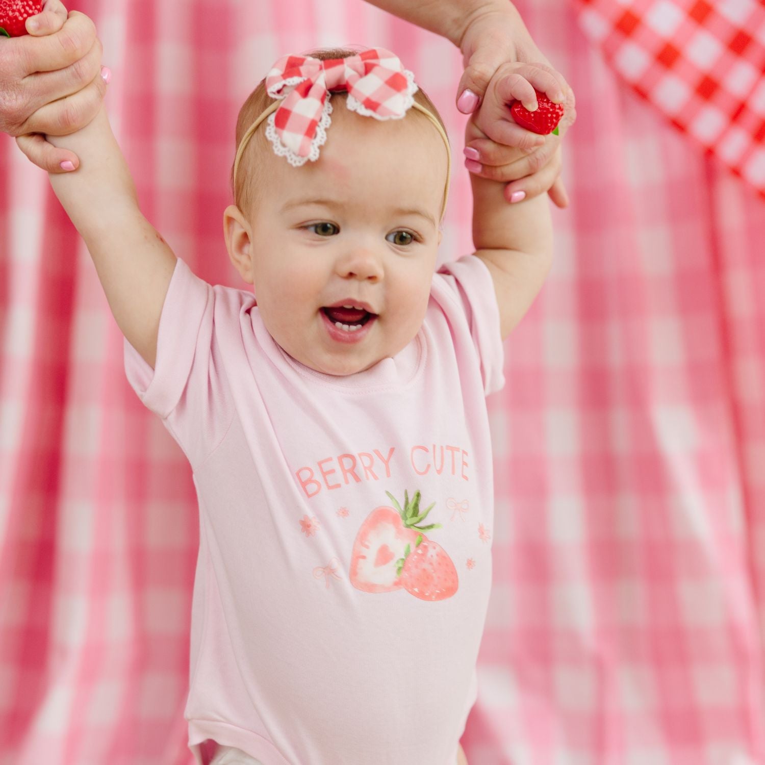 Berry Cute Strawberry Short Sleeve Romper